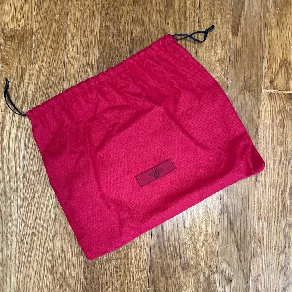 Valentino Garavani Colorblock Leather Shoulder Bag / Clutch w/ Box Dust Bag Tags